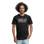 Fitted Cotton/Poly (G) Basketball Money Maker T-Shirt - black