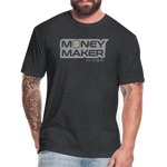 Fitted Cotton/Poly (G) Basketball Money Maker T-Shirt - heather black