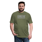 Fitted Cotton/Poly (G) Basketball Money Maker T-Shirt - heather military green