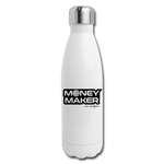 Insulated Stainless Steel Money Maker Golf Water Bottle - white