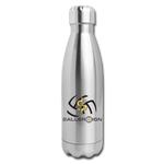 Insulated Stainless Steel Water Bottle Volleyball/Banner - silver