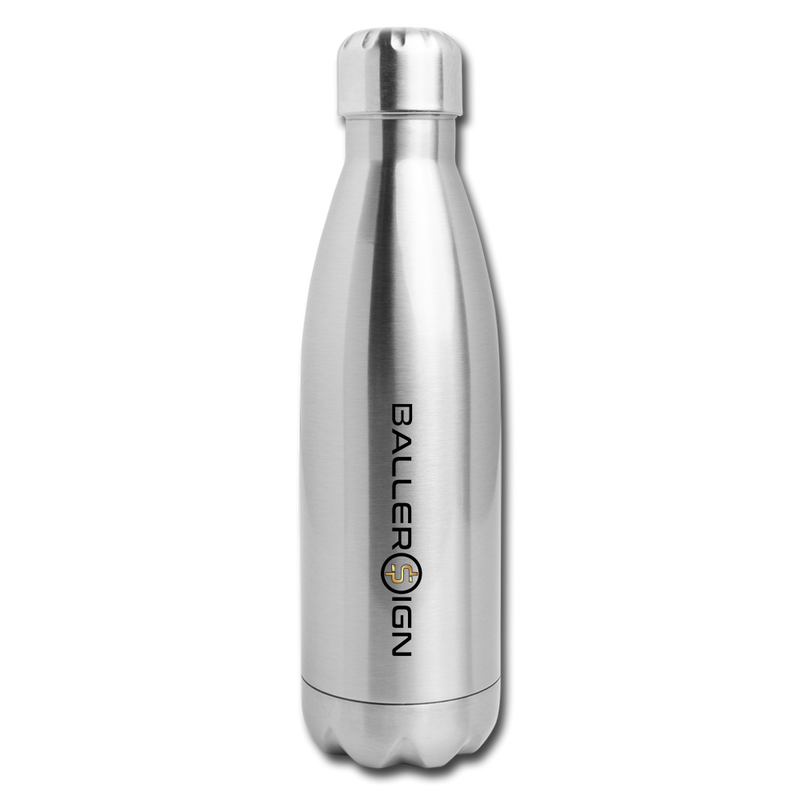 Insulated Stainless Steel Water Bottle 3 Ball - silver