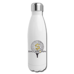 Insulated Stainless Steel Water Bottle Golf/Banner - white