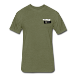 Fitted Cotton/Poly T-Shirt / G-banner Golf+banner back - heather military green
