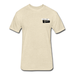 Fitted Cotton/Poly T-Shirt / G-banner Golf+banner back - heather cream