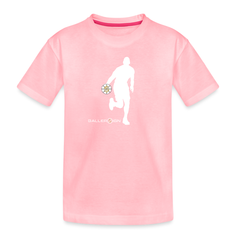 Kids' Premium T-Shirt Bball Player - pink