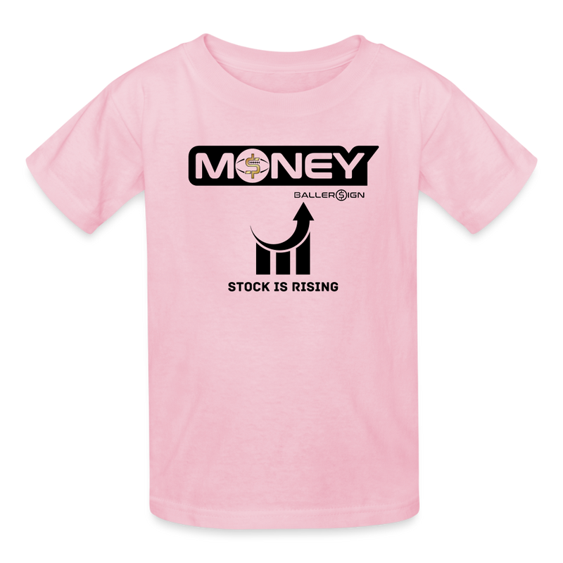 Ultra Cotton Youth T-Shirt /Football Stock Rising - light pink
