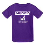 Ultra Cotton Youth T-Shirt / B-ball Stock Rising - purple