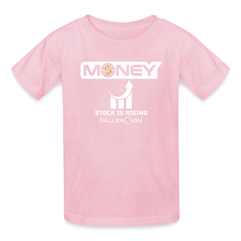 Ultra Cotton Youth T-Shirt / B-ball Stock Rising - light pink