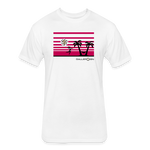 Fitted Unisex Cotton/Poly T-Shirt / Women's Beach Volleyball - white