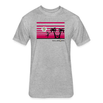 Fitted Unisex Cotton/Poly T-Shirt / Women's Beach Volleyball - heather gray