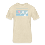 Fitted Cotton/Poly T-Shirt / Women's Beach Volleyball - heather cream