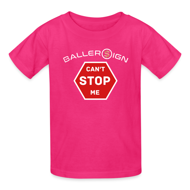 Youth Ultra Cotton T-Shirt /Can't Stop Me - fuchsia