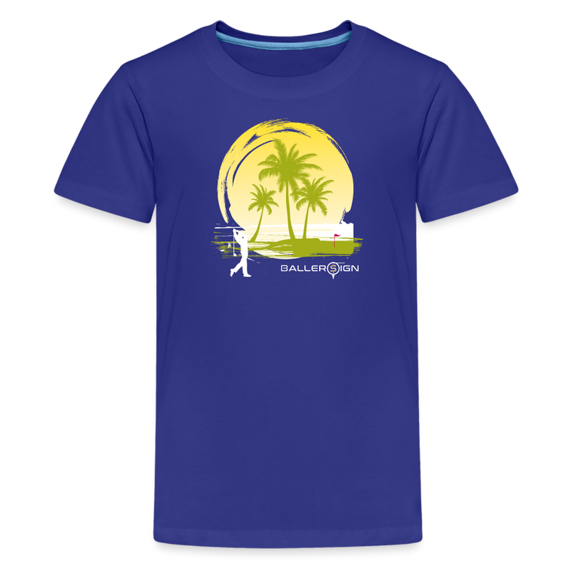 Kids' Premium T-Shirt / Sunny Beach Golf - royal blue