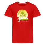 Kids' Premium T-Shirt / Sunny Beach Golf - red