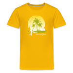 Kids' Premium T-Shirt / Sunny Beach Golf - sun yellow