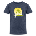 Kids' Premium T-Shirt / Sunny Beach Golf - heather blue