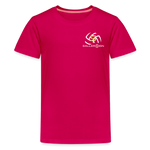 Kids' Premium T-Shirt / Volleyball - dark pink