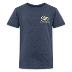 Kids' Premium T-Shirt / Volleyball - heather blue
