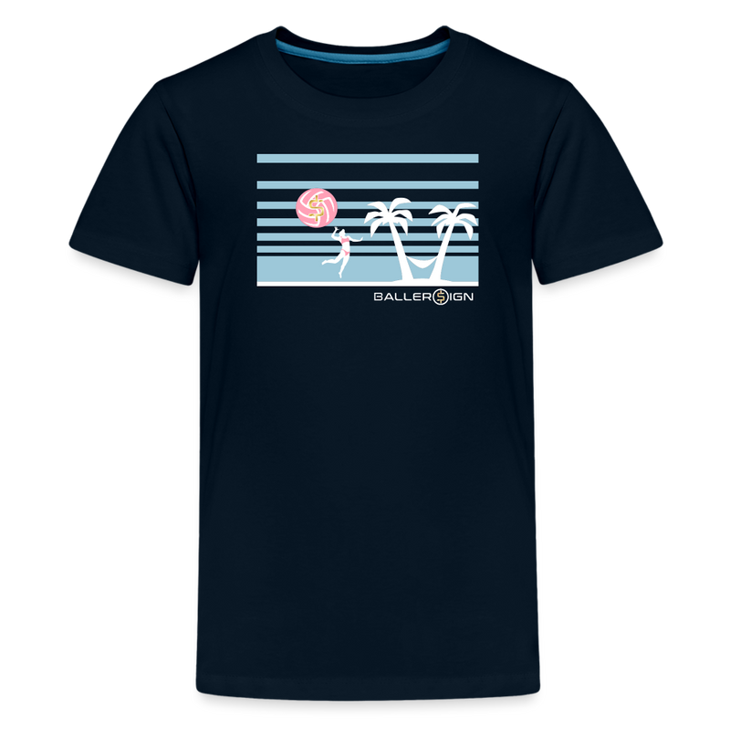 Girls Premium T-Shirt - deep navy