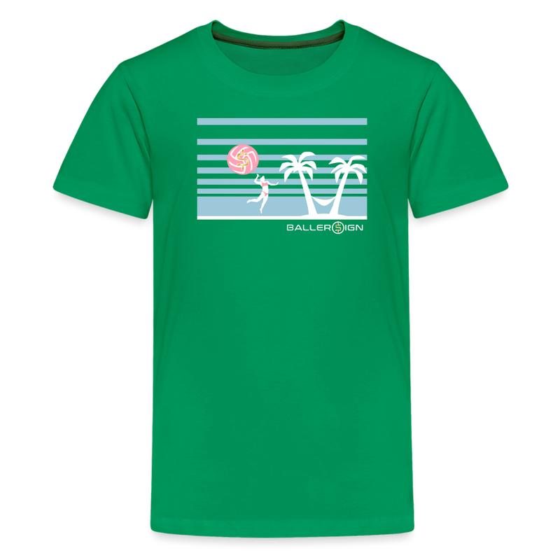 Girls Premium T-Shirt - kelly green
