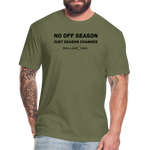 Fitted Cotton/Poly T-Shirt / No Off Season all ball - heather military green