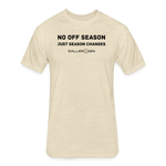 Fitted Cotton/Poly T-Shirt / No Off Season all ball - heather cream