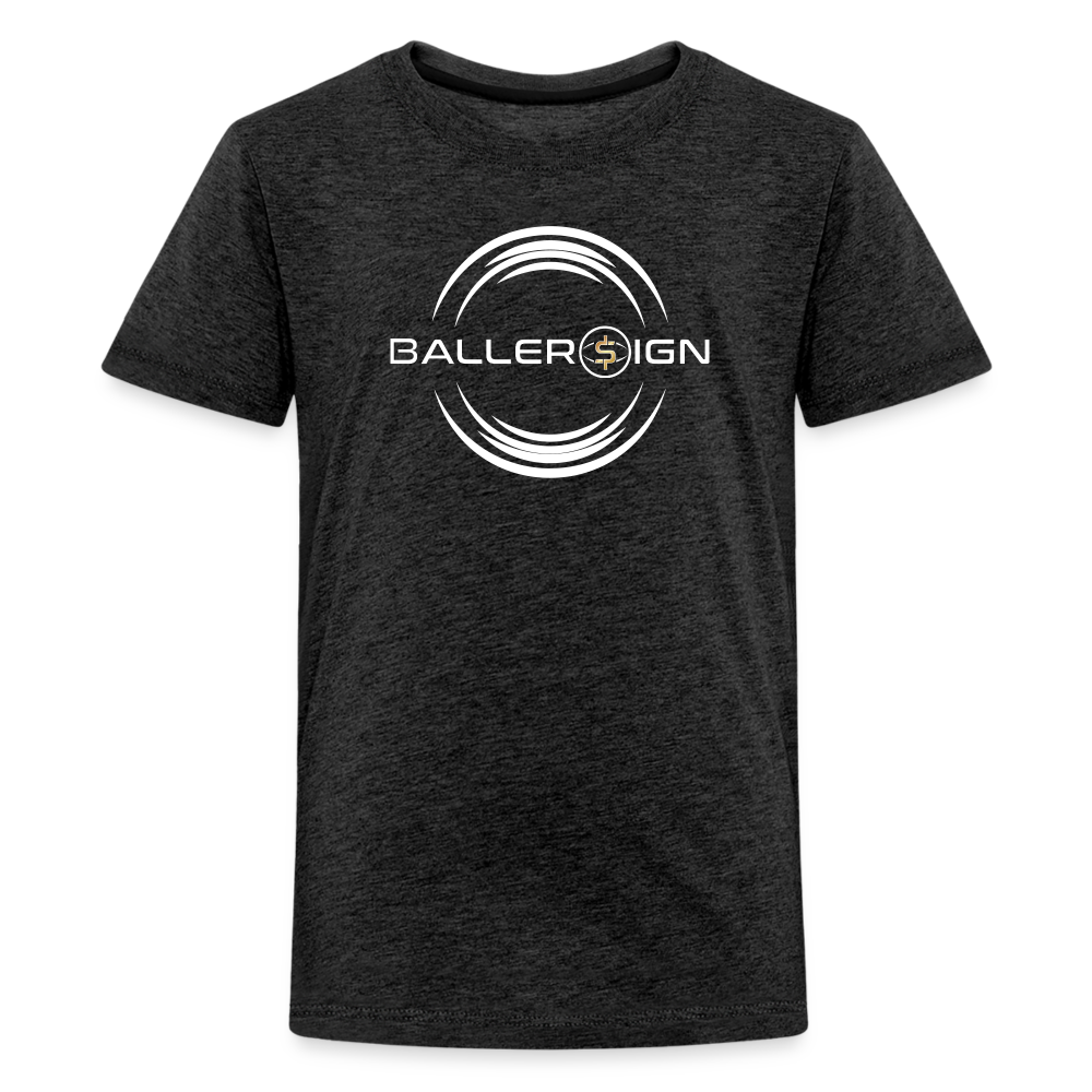 Kids' Premium T-Shirt / All Baller - charcoal grey