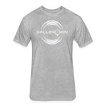 Fitted Adult Cotton/Poly T-Shirt / Golf baller - heather gray