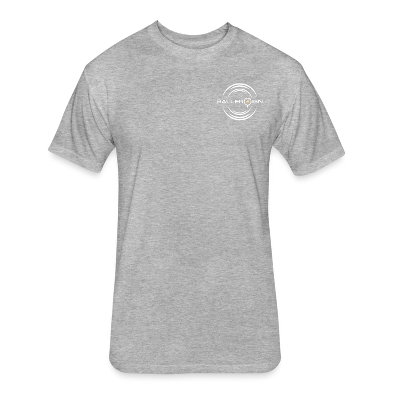 Fitted Cotton/Poly T-Shirt / Golf Baller sm - heather gray