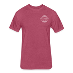 Fitted Cotton/Poly T-Shirt / Golf Baller sm - heather burgundy