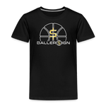 Toddler Premium T-Shirt / basketball - black