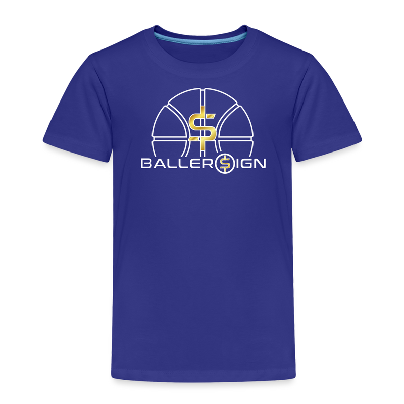 Toddler Premium T-Shirt / basketball - royal blue