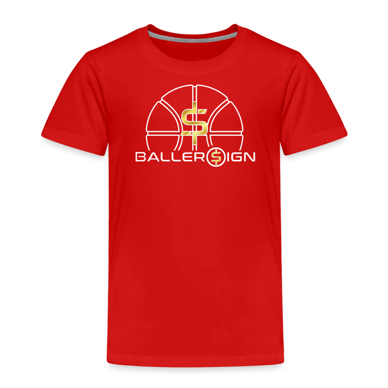 Toddler Premium T-Shirt / basketball - red