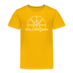 Toddler Premium T-Shirt / basketball - sun yellow
