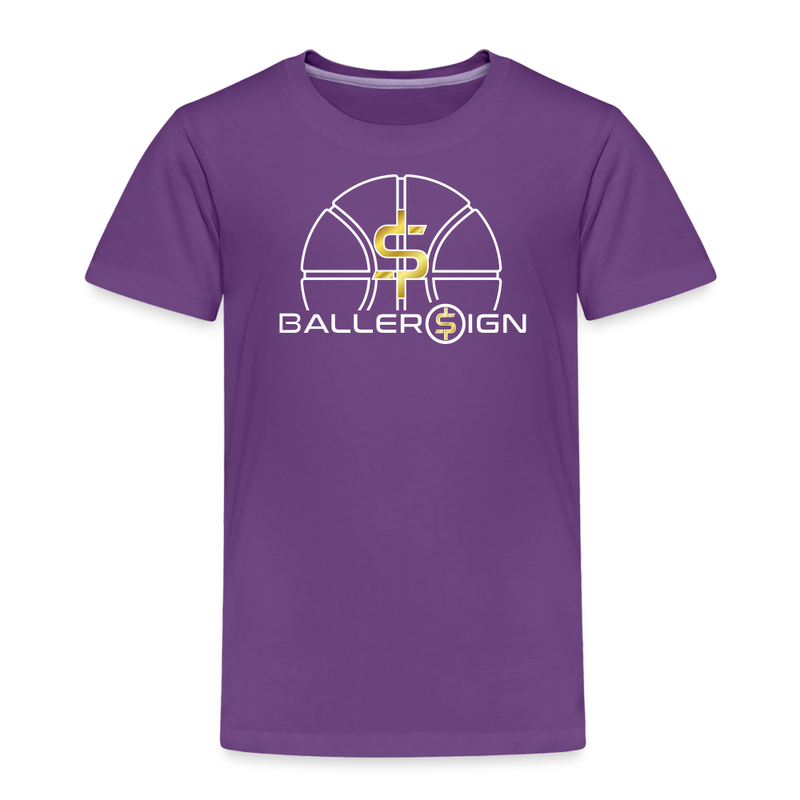 Toddler Premium T-Shirt / basketball - purple