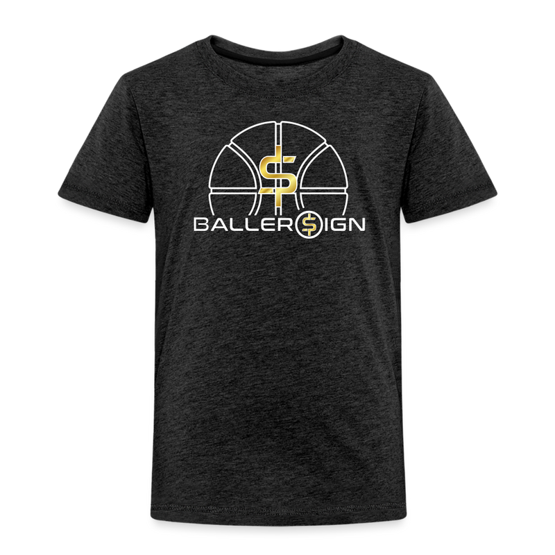 Toddler Premium T-Shirt / basketball - charcoal grey