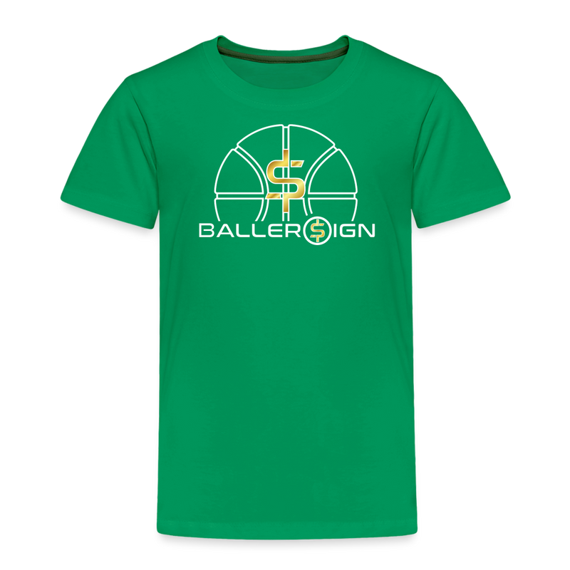 Toddler Premium T-Shirt / basketball - kelly green