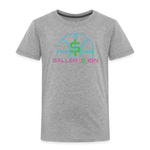 Toddler Premium T-Shirt / Basketball Ne - heather gray