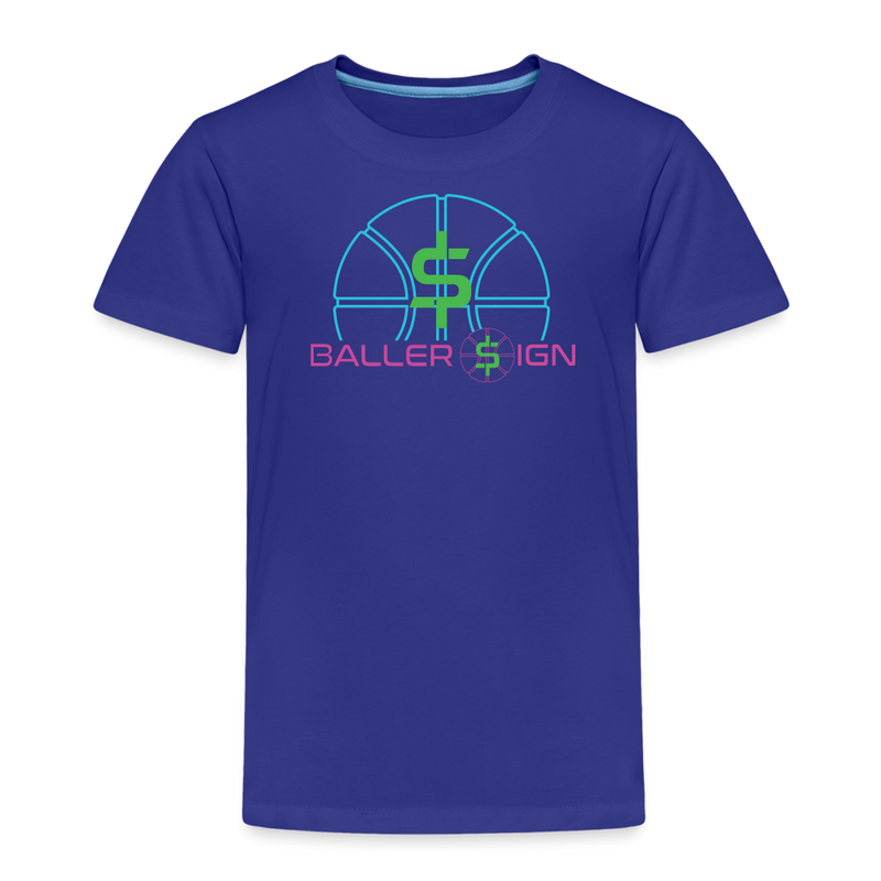 Toddler Premium T-Shirt / Basketball Ne - royal blue