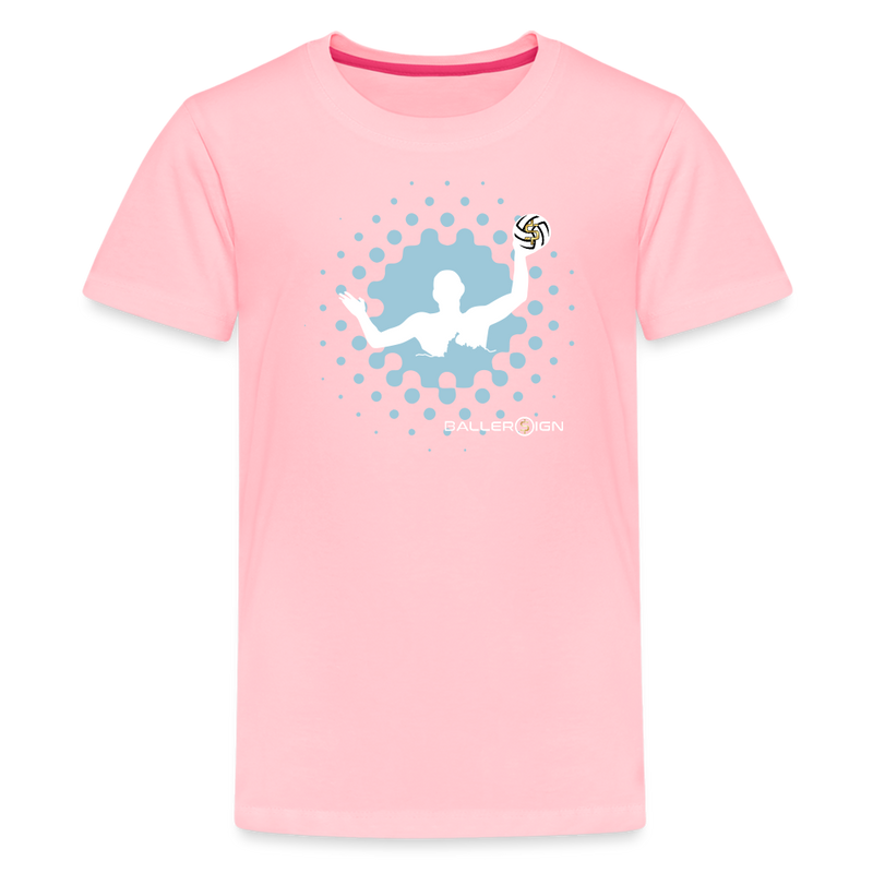 Kids' Premium T-Shirt / Water Polo - pink