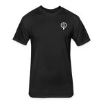 Fitted Unisex Cotton/Poly T-Shirt / Golf Splash - black
