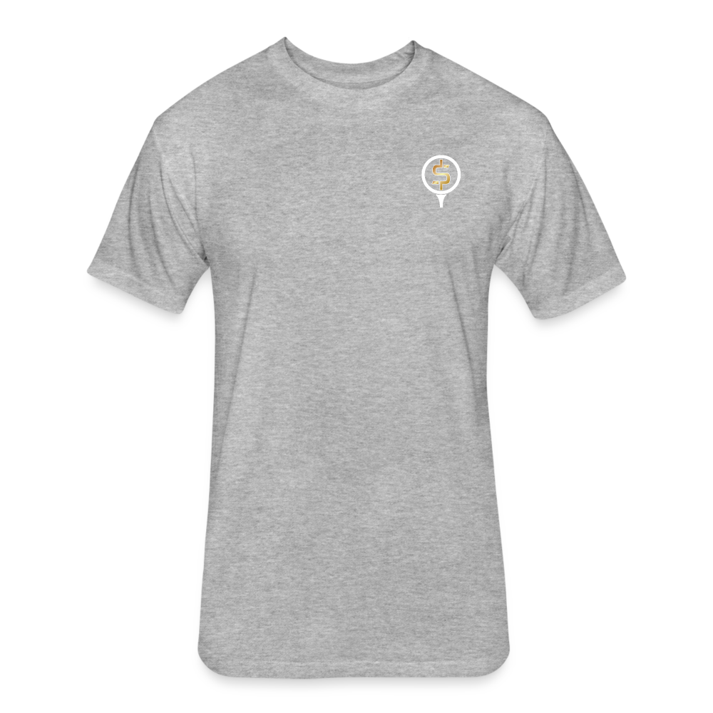 Fitted Unisex Cotton/Poly T-Shirt / Golf Splash - heather gray