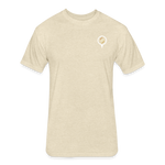 Fitted Unisex Cotton/Poly T-Shirt / Golf Splash - heather cream