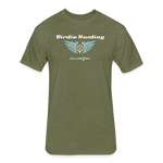 Fitted Unisex Cotton/Poly T-Shirt / Golf Birdie Hunting - heather military green