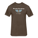Fitted Unisex Cotton/Poly T-Shirt / Golf Birdie Hunting - heather espresso