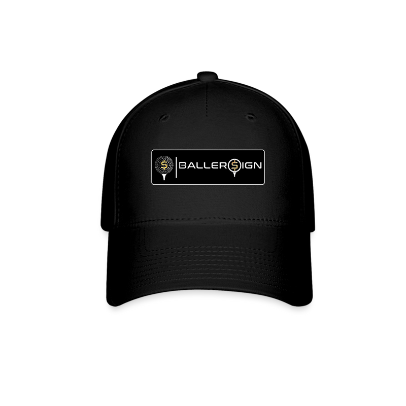 Golf Label Flexfit Hat - black