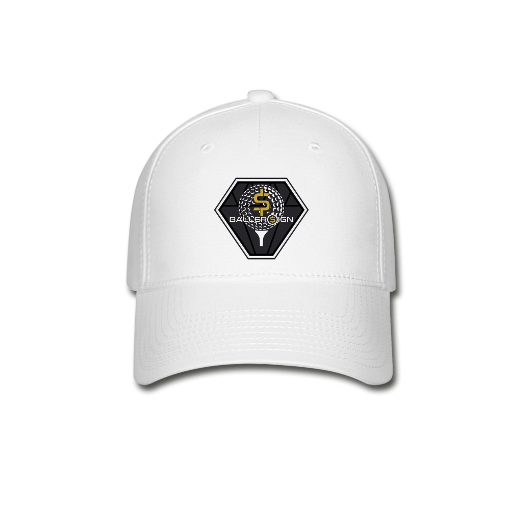 Golf Diamond Flexfit Hat - white