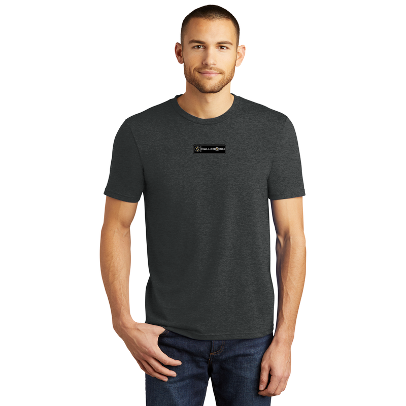 Adult Tri Blend Flex Fit Tee / Basketball SM Label