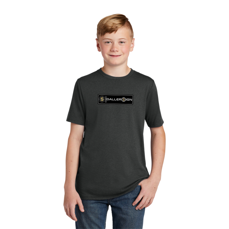 Youth Tri Blend Flex Fit Tee